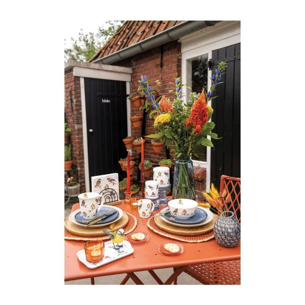 Ambiente tray 13x21cm bird species white