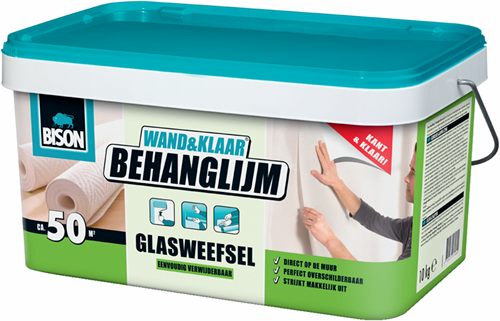 Bison wand klaar® behanglijm glasweefsel emmer | 10 kg - 6302988