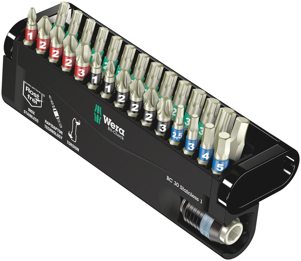 Wera Bit-Check 30 RVS 1, 30-delig
