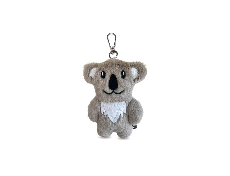 Gebeten sleutelhanger - sleutelvriend - nieuwsgierige koala