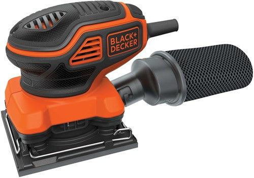 Black+decker ka450 220w 1 4 vel vlakschuurmachine | 1x schuurgaas | stofopvangzak - ka450-qs