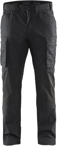 Blåkläder service werkbroek met stretch 14591845 | zwart | maat 52 - 7330509462973