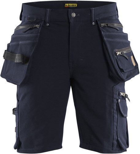 Blåkläder short 4-weg stretch x1900 19881644 | donker marineblauw zwart | maat 44 - 7330509687635
