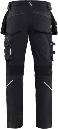 Blåkläder werkbroek 4-weg stretch x1900 19981644 | zwart | maat c146 - 7330509657669