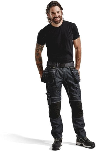 Blåkläder werkbroek denim stretch x1900 19901141 | zwart zwart | maat c44 - 7330509801291