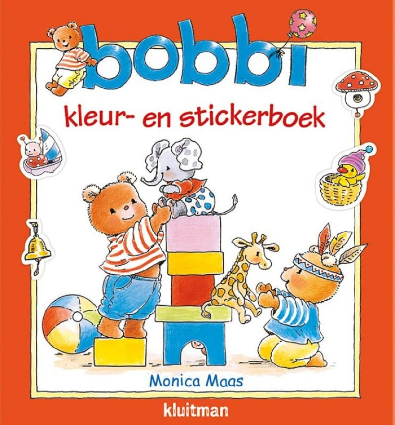 Kluitman bobbi kleur- en stickerboek