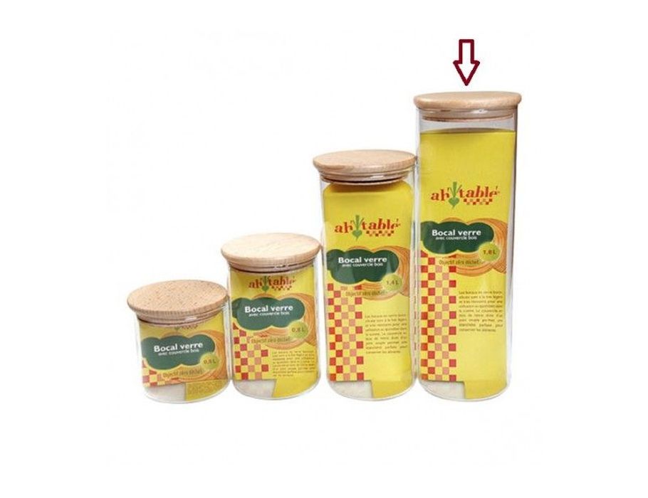Ah! tafel! voorraad bus - glas -1,4l - 24cm
