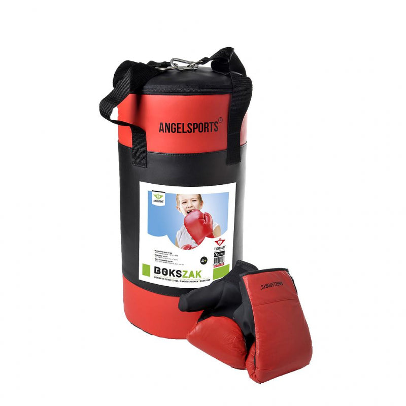 Angeltoys bokszak met 2 handschoenen