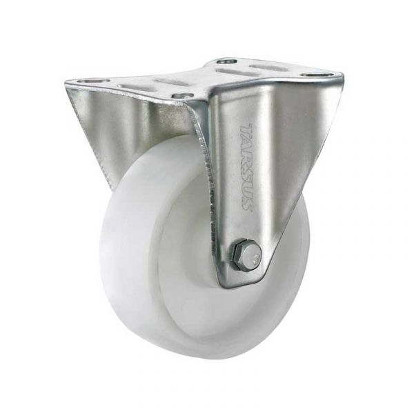 Tarsus bokwiel 125 mm. wit