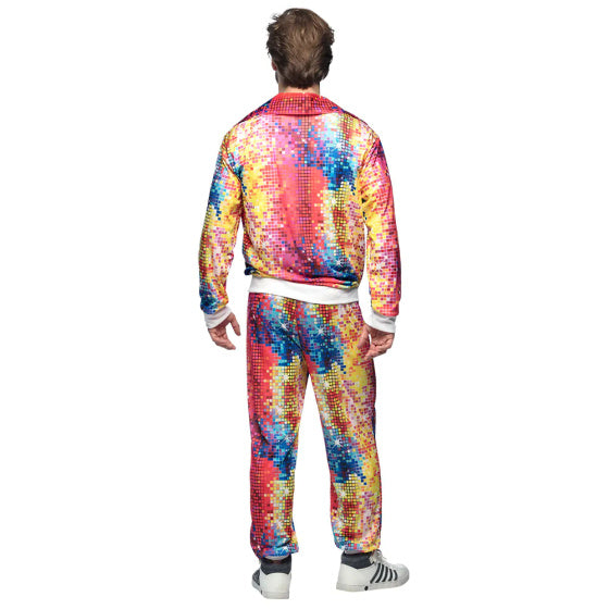 Disco Dude Trainingspak Heren Multicolor maat 54 56
