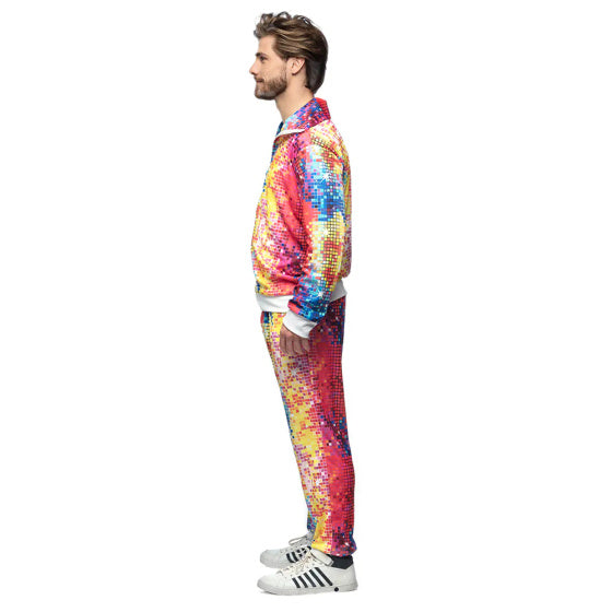 Disco Dude Trainingspak Heren Multicolour maat 50 52