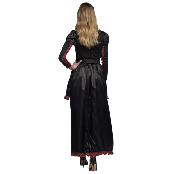 Señora Adriana Halloweenkostuum Dames Zwart Rood maat 44 46