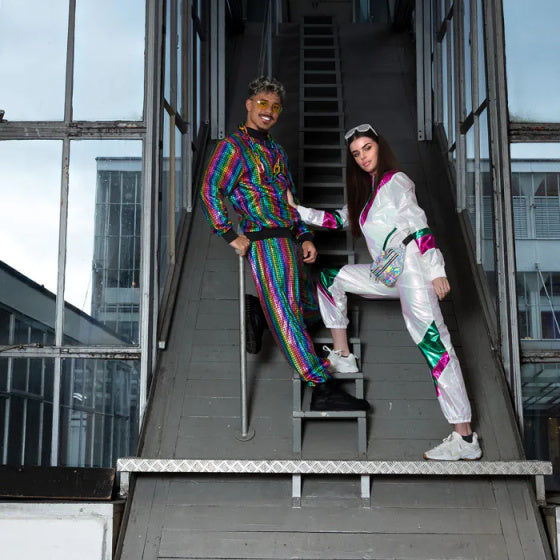 Trainingspak Regenboog Heren maat XXL