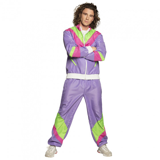 Retro Trainingspak Heren Polyester maat M