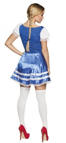 Helena Oktoberfest Kostuum Dames Blauw maat 40 42