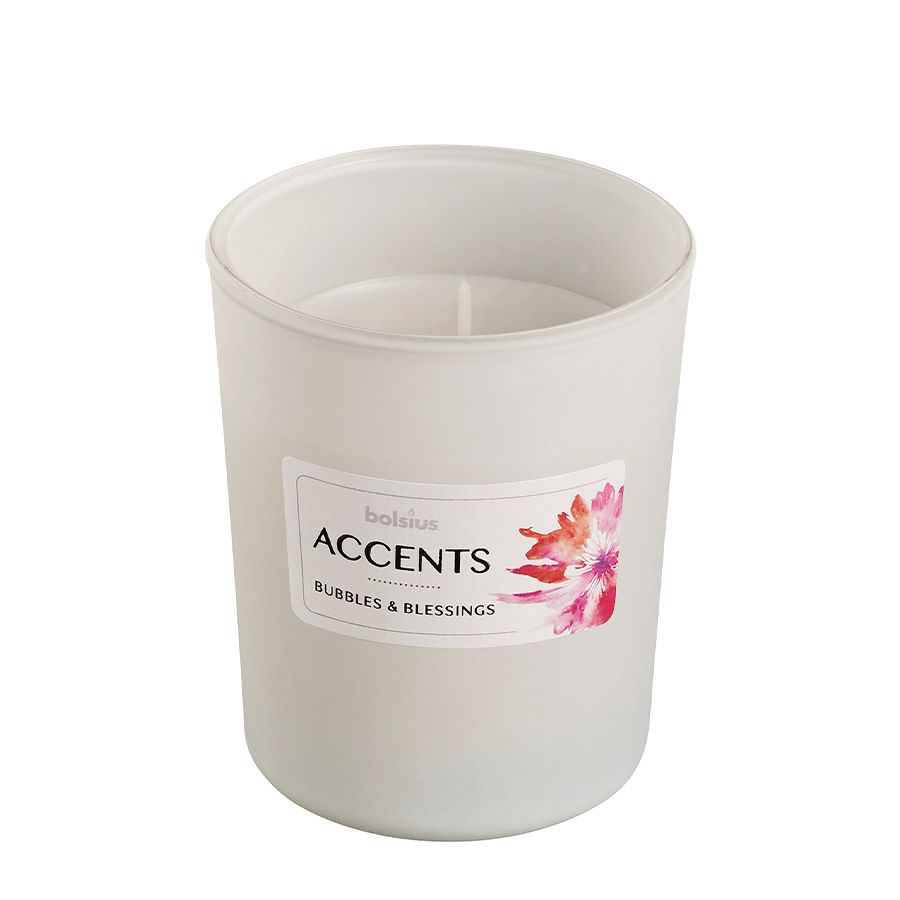 Bolsius geurglas accents bubbles blessings 92 76mm