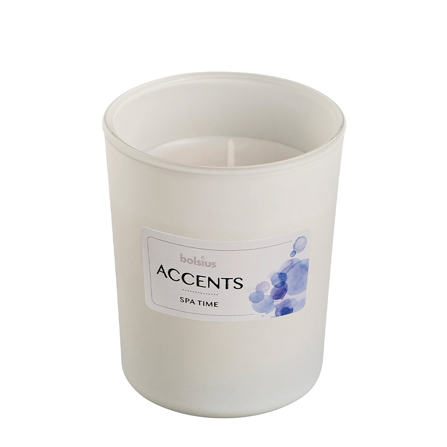 Bolsius geurglas accents spa time 92 76mm