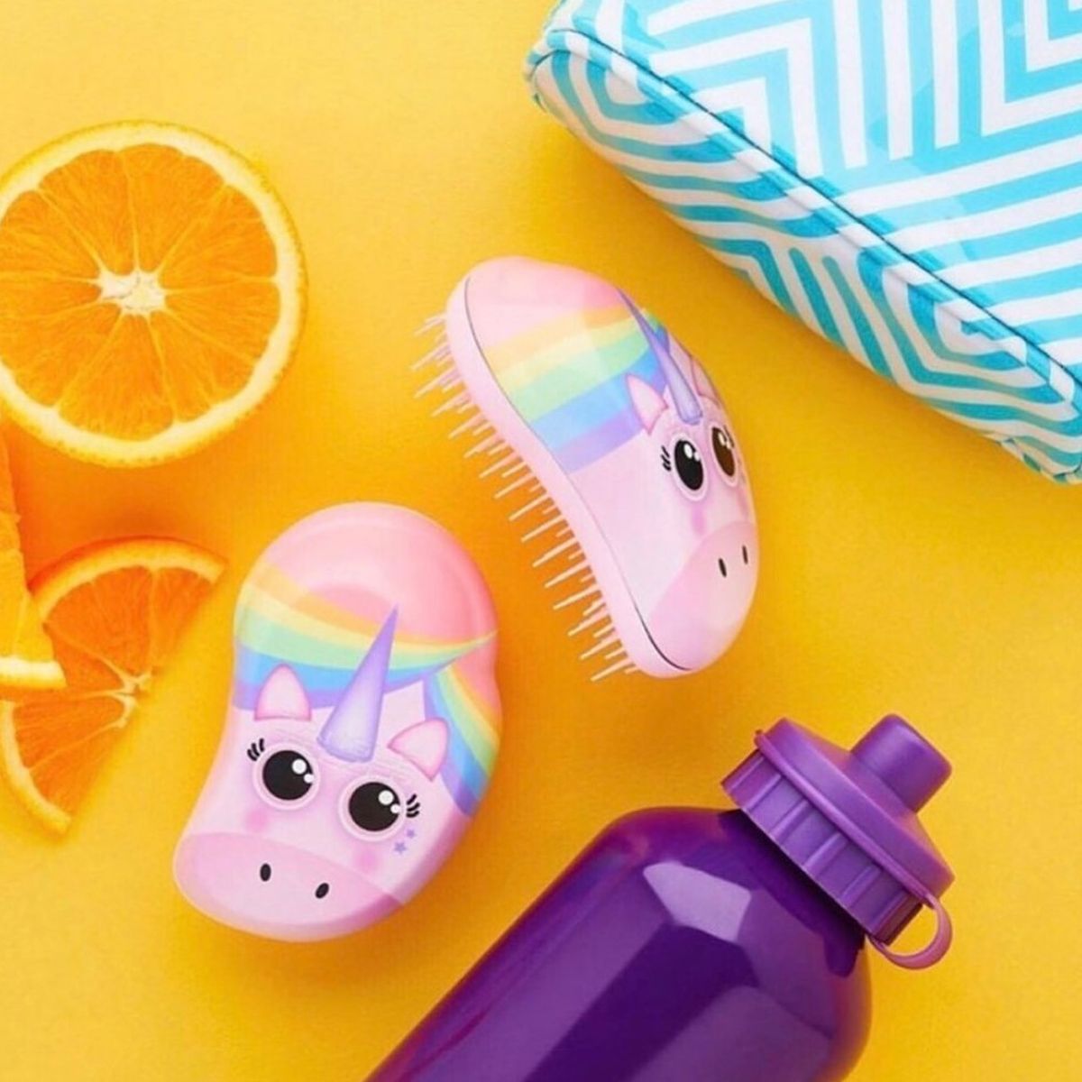 Tangle Teezer Original Mini Kids roze regenboog eenhoorn