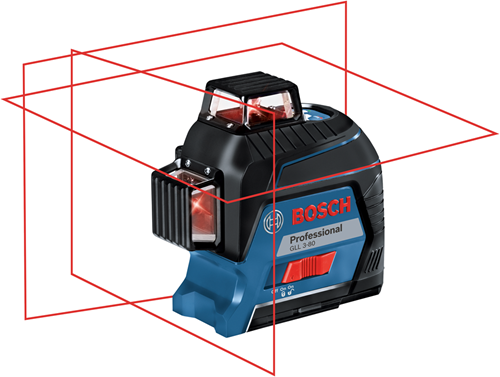 Bosch blauw gll 3-80 kruislijnlaser - 0601063s00