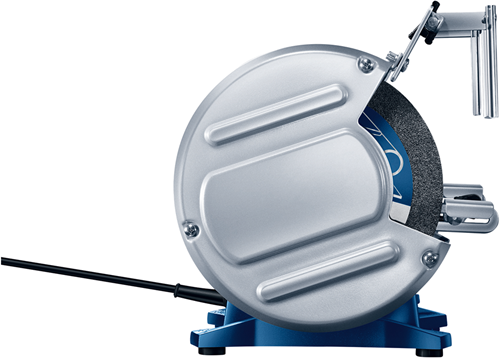 Bosch blauw tafelslijpmachine gbg 60-20 1 x slijpschijf korrel 24, 1 x slijpschijf korrel 60