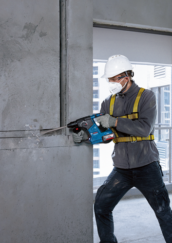 Bosch blauw gbh 18v-24c professional accu boorhamer | sds-plus | zonder accu en lader - 0611923000