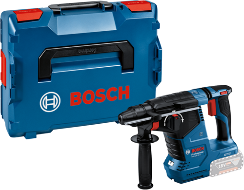 Bosch blauw gbh 18v-24c professional accu boorhamer | sds-plus | zonder accu en lader | in l-boxx - 0611923001