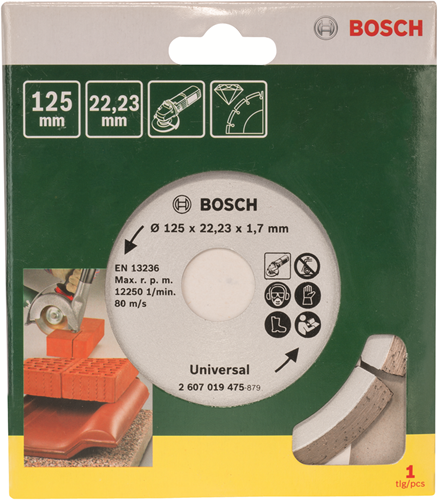 Bosch diamantschijf - 125 mm
