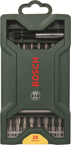 Bosch accessoires 25-delige mini-x-line schroefbitset - 2607019676