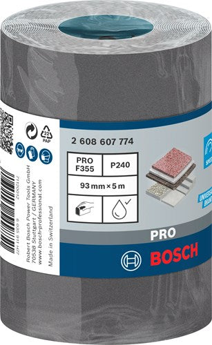 Bosch accessoires 1 rol 93x5m , best for coatings+composites , 240 - 2608607774