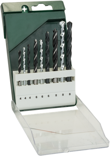 Bosch accessoires 9-delige boorset: metaal hss-r steen hout - 2609255483
