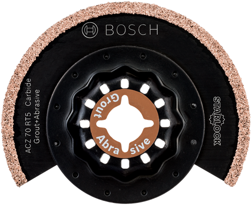 Bosch accessoires bosch starlock multitoolaccessoire - acz 70 rt5 carbide riff segmentzaagblad