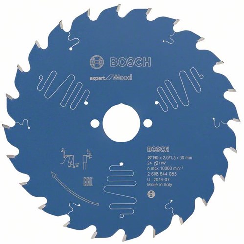 Bosch accessoires cirkelzaagblad 190x30x2 1.3x24 t - 2608644083