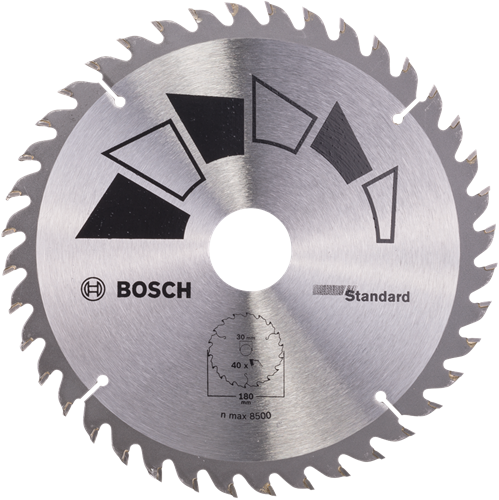 Bosch accessoires cirkelzaagblad basic 180x22x30 20,t40 - 2609256815