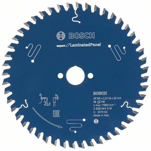 Bosch accessoires cirkelzaagblad expert for laminated panel 140x20x1.8 1.3x42 - 2608644126