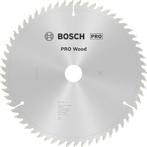Bosch accessoires cirkelzaagblad optiline wood 254x30x2,0 mm, 60 tands 2608640436 - 2608640436