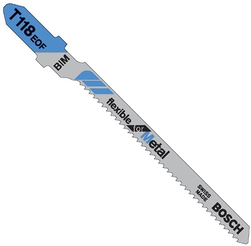 Bosch accessoires decoupeerzaagblad t 118 eof flexible for metal 5st - 2608634237