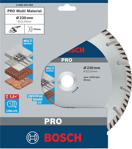 Bosch accessoires diamantdoorslijpschijf standaard for universal 230 mm - 2608615065