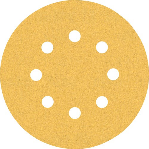 Bosch accessoires expert c470 schuurpapier voor excenterschuurmachines 125 mm, 8 gaten, k120 5-delig - 2608900807