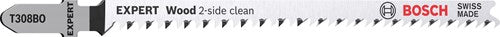 Bosch accessoires expert decoupeerzaagblad t308bo 2st wood 2-side clean - 2608901712