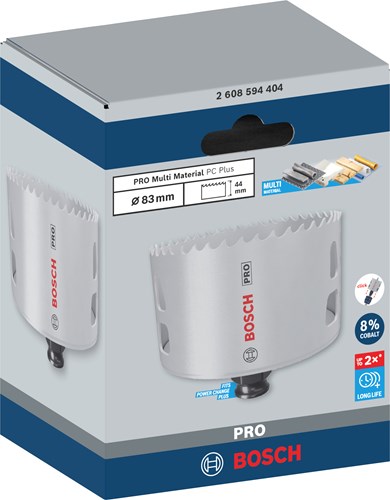 Bosch pro multi material pc plus gatzag 83 mm - 2608594404