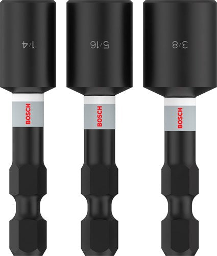 Bosch accessoires pro nutsetter impact | dop | 1 4 x 50 mm | 5 16 x 50 mm | 3 8 x 50 mm | 3-delig - 2608521u65