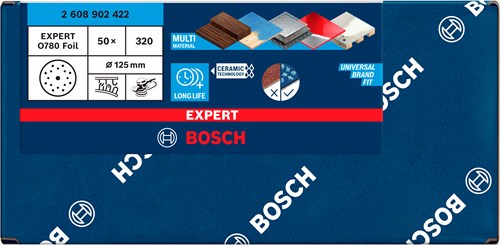 Bosch accessoires schuurschijf o780 | 125 mm | g320 - 2608902422