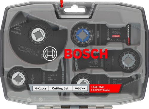Bosch accessoires bosch professional multifunctioneel gereedschap accessoires zaagset 5-delig ( 2608669093 ) starlock + koffer