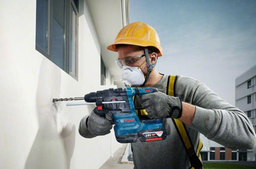 Bosch blauw gbh 18v-22 accu boorhamer | 1,9j | zonder accu's en lader | in doos - 0611924000