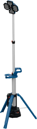 Bosch blauw glt 18v-5000 professional bouwlamp met geintegreerde stafief - 06019p5000