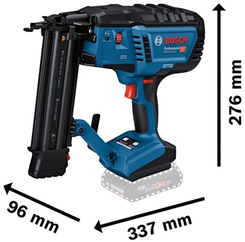 Bosch blauw bosch professional gnh 18v-50 m accu afwerktacker 18ga 18v basic body - 0601482400