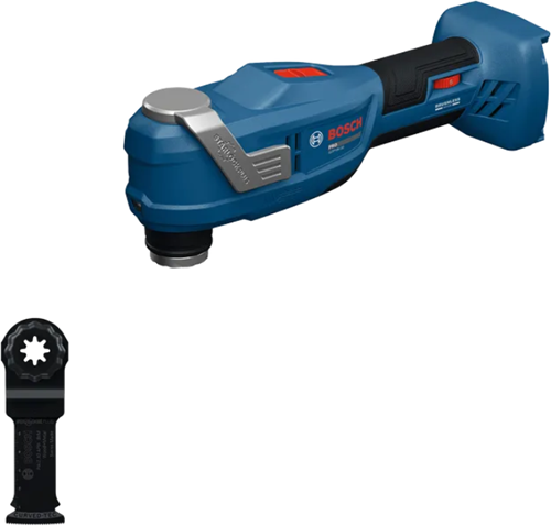 Bosch blauw gop 18v-30 professional accu multitool 18v body in l-boxx | zonder accu's en lader - 06018g3001