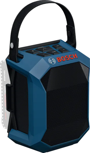 Bosch blauw gpb 18v-1 c accu-speaker | incl. draaggreep en accudeksel | zonder accu en lader - 06014a7001
