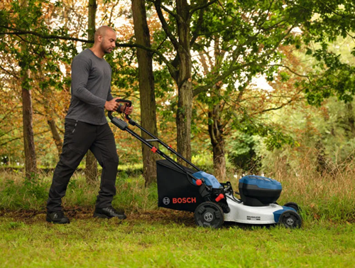 Bosch blauw gra 18v2-46 sp professional accu grasmaaier | zonder accu's en lader in doos - 06008c8200