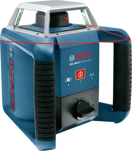 Bosch blauw grl 400 h set rotatielaser | + bouwstatief bt 170 + meetlat gr240 - 061599403u
